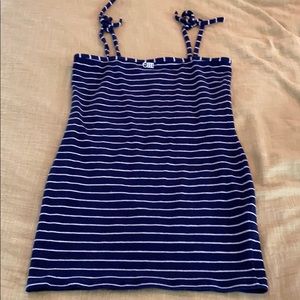 Solid and Striped Terrycloth Dress